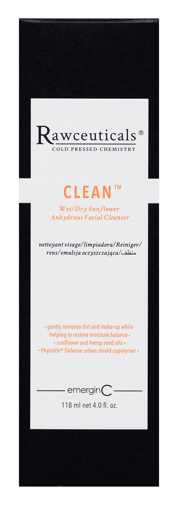 CLEAN Wet/Dry Sunflower Anhydrous Facial Cleanser